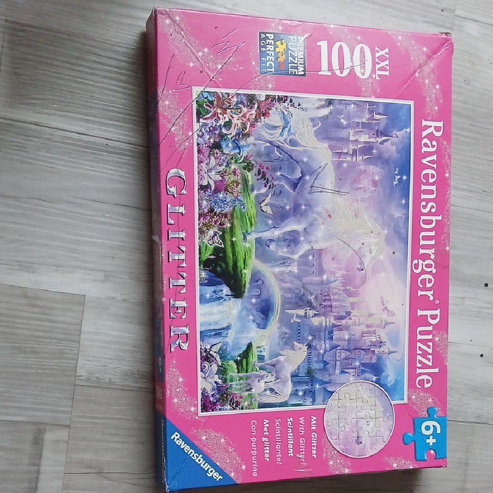 Ravensburger Pink Glitter Puzzle 100 XXL